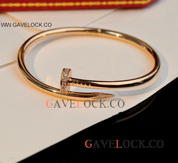 Cartier Rose Gold Diamond Nail bracelet - Logo is Inside Cartier Rose Gold Diamond Nail bracelet - Logo is Inside